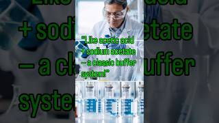 “Buffer Solution: The Chemical Bodyguard! 🛡️”#BufferSolution#ChemistryShorts#pH #ScienceFacts#NEET