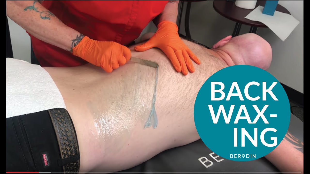 Back Waxing with Berodin Aqua