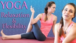 Yoga Beginners Flexibility & Relaxation Flow, 20 Minute Stretch Workout - Joy Scola screenshot 2