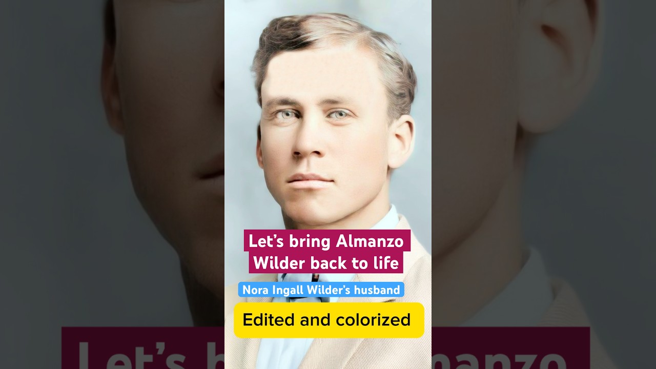 Let’s bring Almanzo Wilder to life. Laura Wilder’s husband.