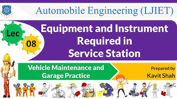 L 08 Equipment and Instruments Required | Vehicle Maintenance and Garage Practice | Automobile