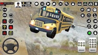 محاكي قيادة حافلة النقل المدرسي للأطفال school bus simulation 2025 3d #4 screenshot 3