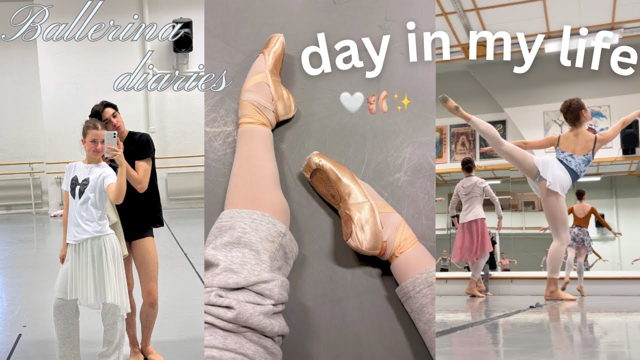 Ballet Day in my Life 💌🩰🪽 {Ballerina Diaries} *Ballet class, rehearsals, recovery* ep.2