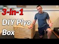 HOMEMADE DIY 3-in-1 PLYO BOX // Best Design, Easy to Make, One Piece of Plywood