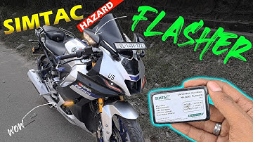 Yamaha R15m v4 Simtac Hazard Flasher Installation | R15M Modification | R15 Modified | r15 v4