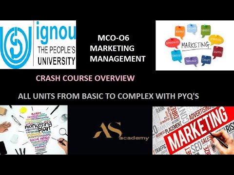 MCO-06 MARKETING MANAGEMENT CRASH COURSE OVERVIEW - YouTube