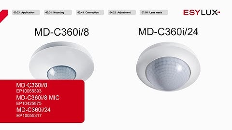 Assembly & Installation: MD-C360i/8, MD-C360i/8 MIC and MD-C360i/24