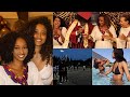 Weekly vlog 2022 lit ethiopian graduation party pool day watching the super moon