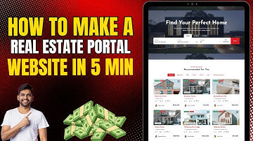 How to make a Real Estate Portal website in 5 MIN like 99acres