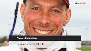 Nicolas Raimbeaux, entraîneur de It's Pat (19/09 à Paris-Vincennes)