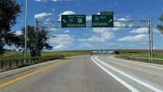 Interstate 25 - Wyoming (Exits 298 to 300) northbound