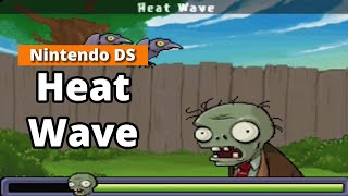 Plants Vs Zombies Nintendo Ds Mini Game - Heat Wave