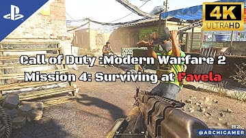 See How I Survived the Favela! – MW2 Mission 4 Gameplay (4K)