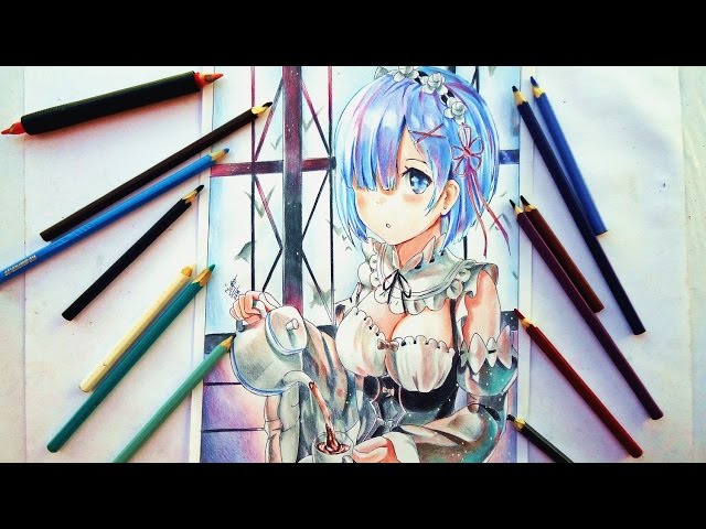 Speed Drawing - Rem, Re:Zero