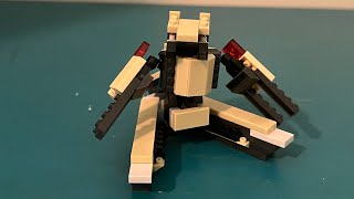 Daiso petit block robot builders tank