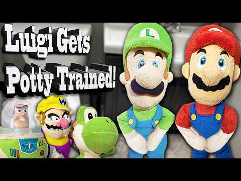 Plush Skit - Luigi Gets Potty Trained!