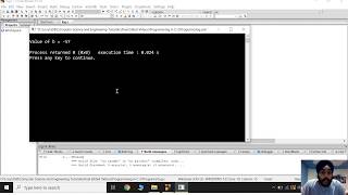 Module 13 - One's Complement Operator practical in code blocks in 'C'