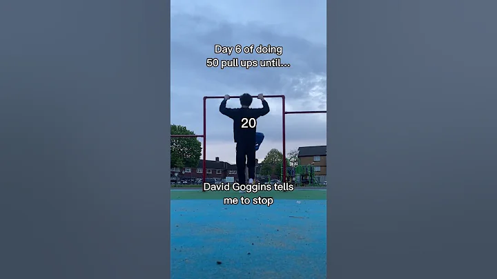 Day 6 of doing 50 pull ups until David Goggins tells me to stop | #davidgoggins #pullups #shorts