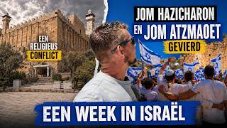 Herdenkingsdag En Onafhankelijkheid Dag In Israël Op Bezoek Op De Plek Waar Abraham Begraven Is