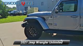 Used 2021 Jeep Wrangler Unlimited High Altitude 4x4, Glen Mills, PA SP5661