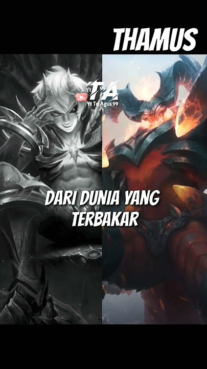 Percakapan Hero Dyrroth Dan Thamuz Mobile Legends  #shorts