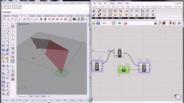 101 - Grasshopper - Folding   Terminating by Projecting Point to Surface