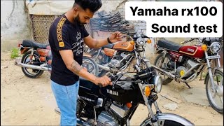 Yamaha rx100 sound test 🔥🔥🔥🔥| rx100, rx135, rxz | Gill Brand | modified yamaha rx100
