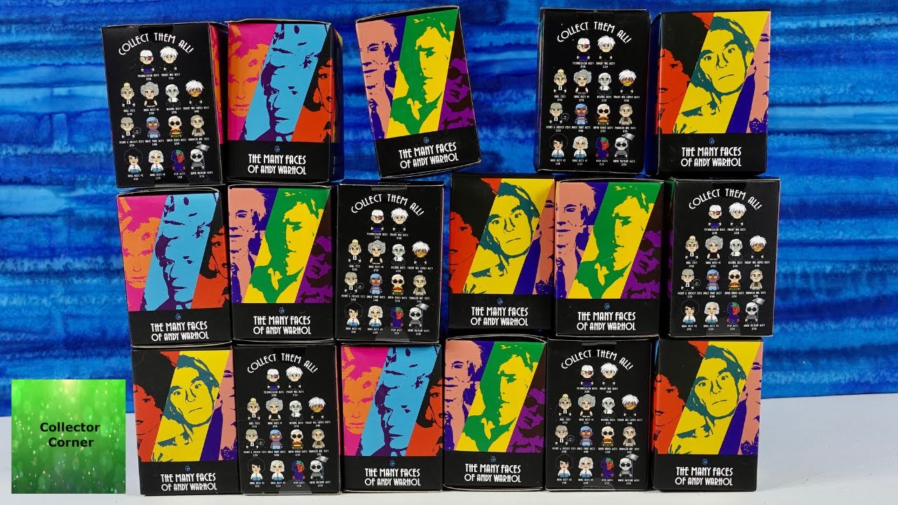 Распаковка коллекционной фигурки Энди Уорхола из серии "Многоликий Энди Уорхол" от Kidrobot (в за...