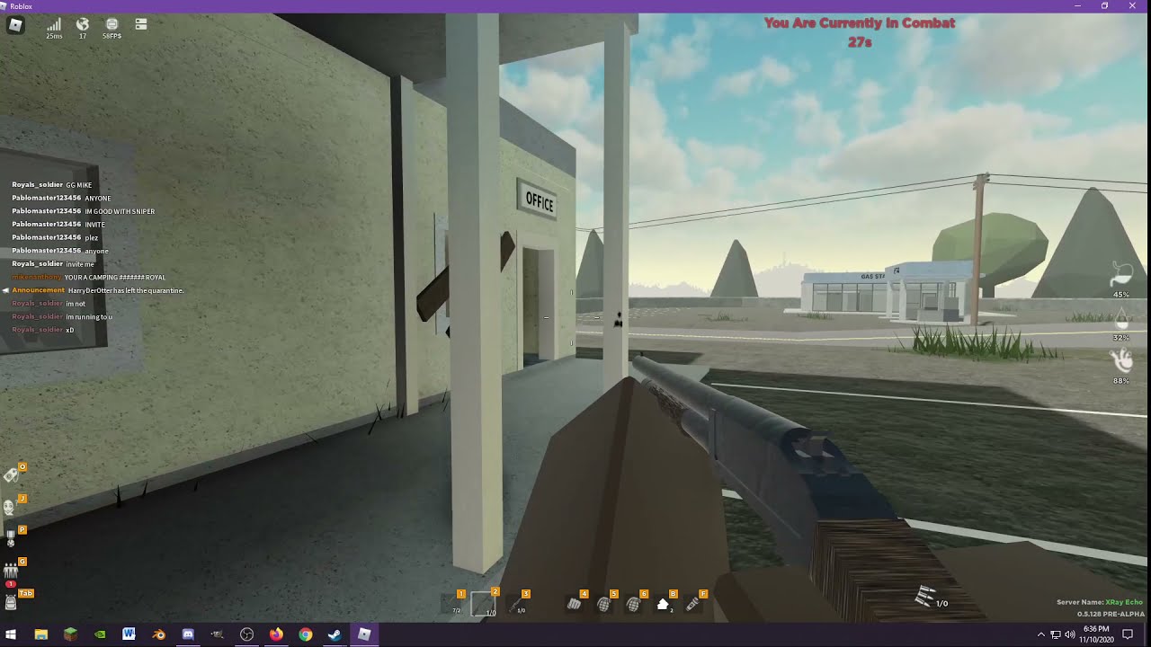 Quarantine Z (DayZ Roblox Clone)