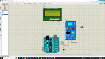 Vibration Sensor with Arduino in Proteus Simulation