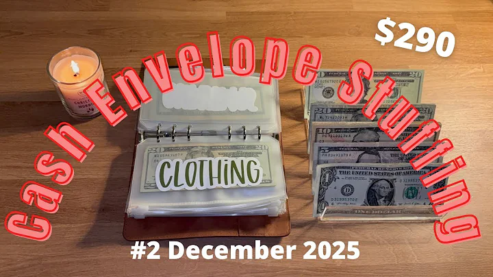 Cash Envelope Stuffing #2 DECEMBER 2025 // Weekly Budget