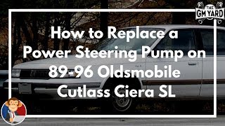 How to Replace a Power Steering Pump on a 3.1L / 3.4L GM Engine - EGM DIY
