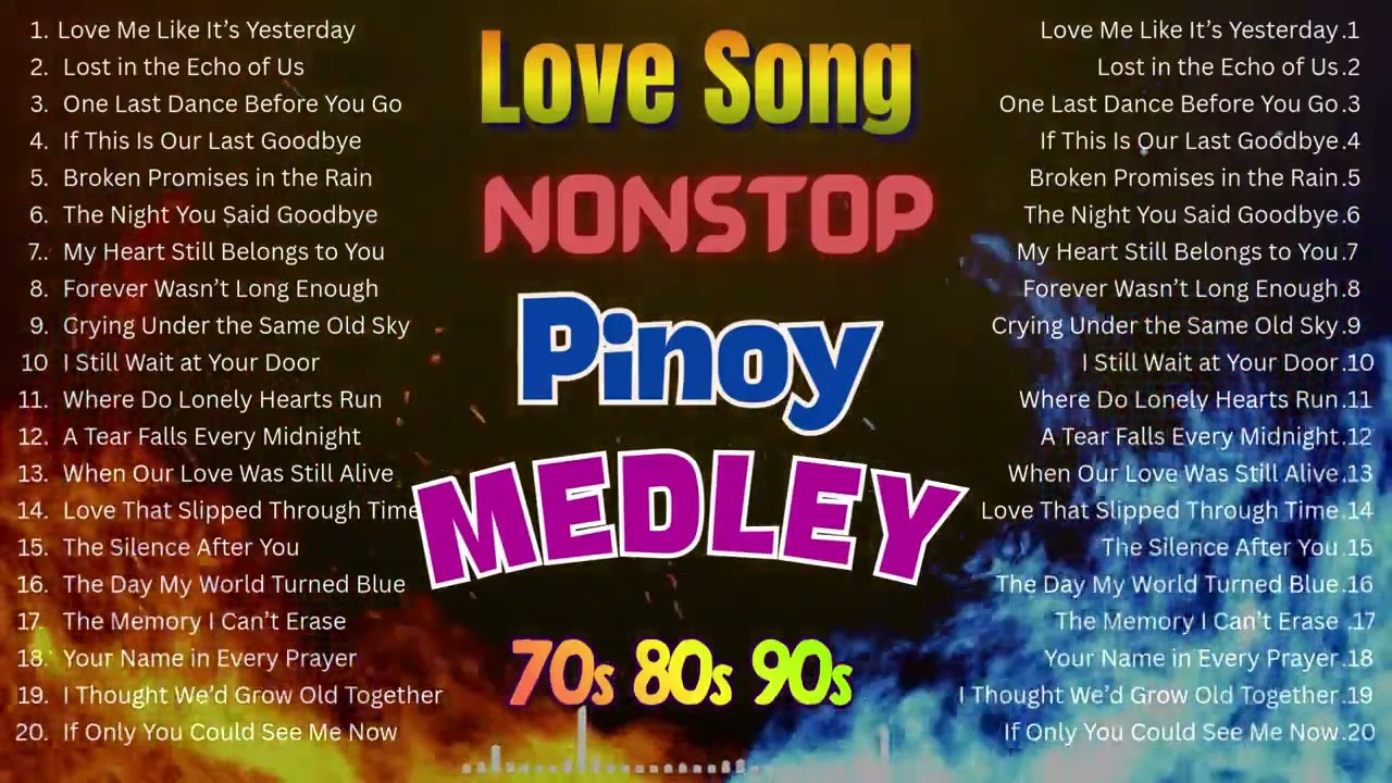 ♾️Nonstop Medley 70's 80's 90's Collection | Greatest Hit Slow Rock Love Song | MGA LUAMANG TUGTUGIN