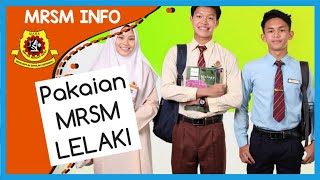 Pakaian MRSM | Pakaian Seragam Pelajar MRSM Lelaki - Baju Sekolah, Prep, Batik, Tali Leher, Kasut