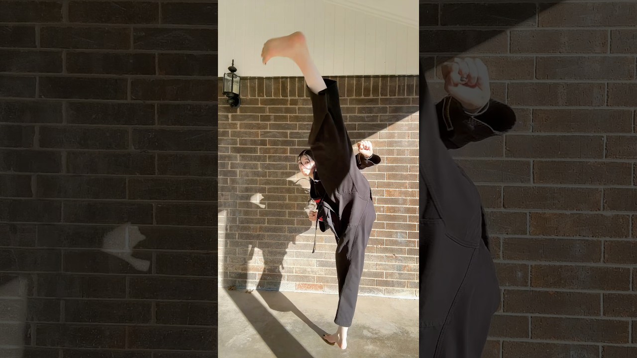 HIT EM WITH THE BOW BOW BOW! | Kick Challenge | Ms Verga #blackbelt #tkd #kicking