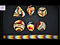 DIY Polymer Clay Cabochons - Layering Colors - Easy and Fun