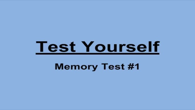 MEMORIZED! Memory Test em COQUINHOS