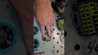 Powder coating control panel repaired