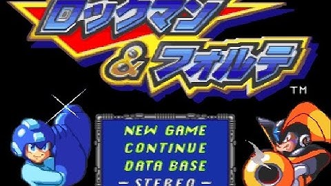 Rockman & Forte intro level playthrough (Rockman) - Perfect Run