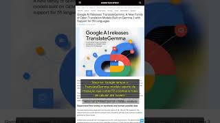 🧐👉 Google lança TranslateGemma: tradução em 55 idiomas desafia ChatGPT #QixNewsAI