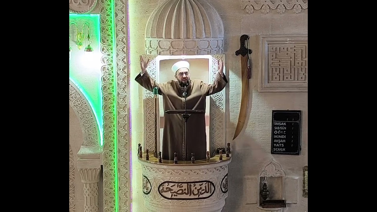  Mesut Adabağlı Hoca Cuma hutbesi: Hayatımızın merkezi ramazanı şerif ve camii...