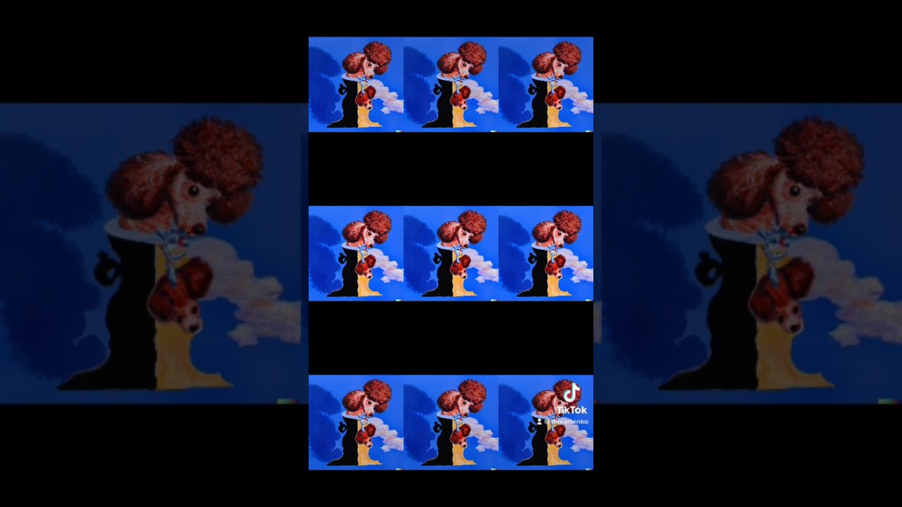 Toy Poodles in the style of the artist Salvador Dali. Created by 