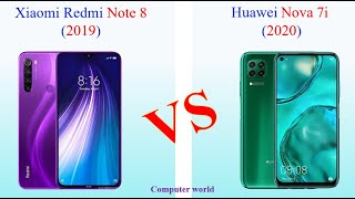 Xiaomi Redmi Note 8 (2019) vs Huawei Nova 7i (2020)