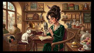 Soft Atelier Gentle Cafe Animation ☕ Cozy Jazz for a Peaceful Morning – Slow Down & Enjoy Today😊