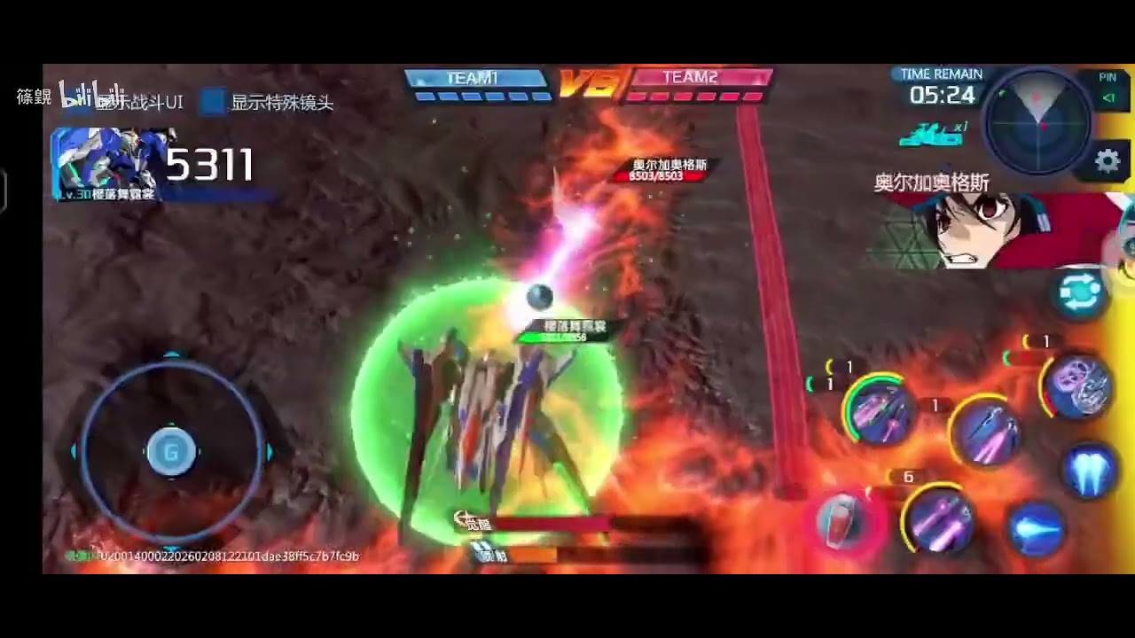 【건담 쟁봉대결】더블오라이저[잔라이저+세븐소드/G] 2.4만딜 [ARENA]