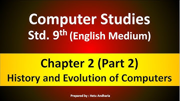 Computer Studies Std 9 English Medium GSEB Chapter 2 (Part-2)