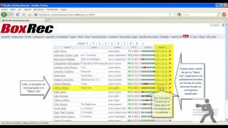 Tutorial: Uso de la Aplicación Watch List de BoxRec