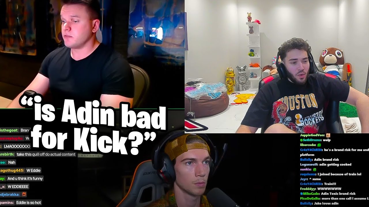 Kick Brand Risk Kick CEO answers if Adin Ross is a brand risk for Kick... - YouTube