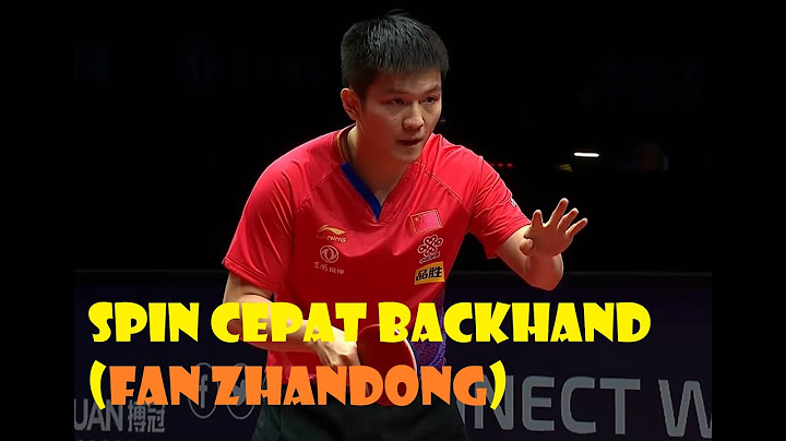 Bagaimanakah gerakan untuk melakukan teknik dasar backhand topspin