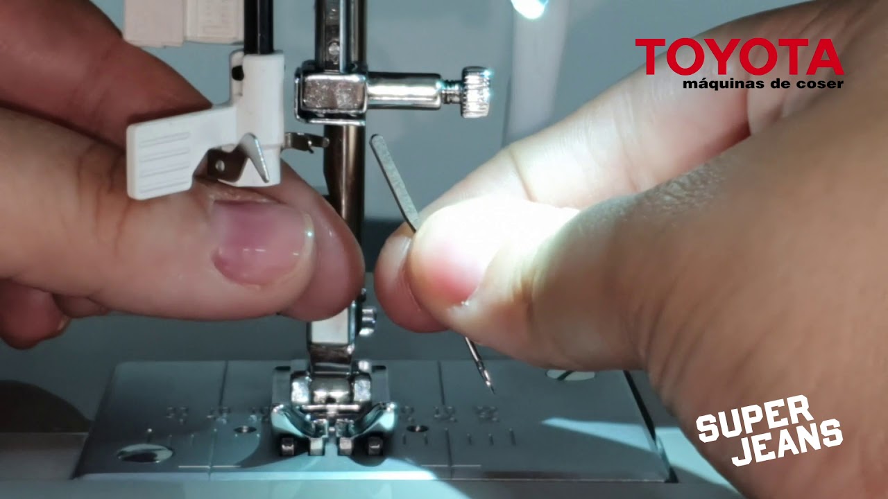 Máquina de Coser Toyota Super Jeans como coser 12 capas de Jeans - YouTube